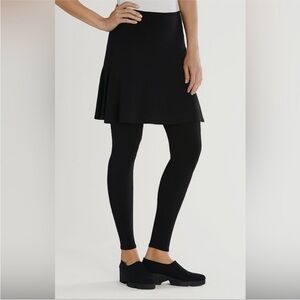 FH Clothing Co Black Skirted Leggings Comfy Small
